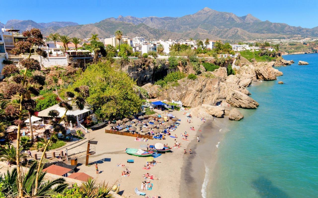 Fantastico Apartamento De 1 Dormitorio Frente Al Mar Torrox Bagian luar foto